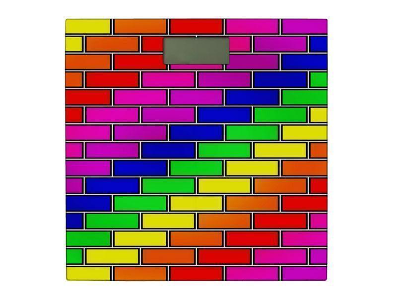 Bathroom Scales-BRICK WALL #2 Bathroom Scales-from COLORADDICTED.COM-