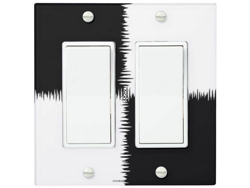 Rocker Light Switch Covers-QUARTERS Single, Double & Triple-Rocker Light Switch Covers-from COLORADDICTED.COM-