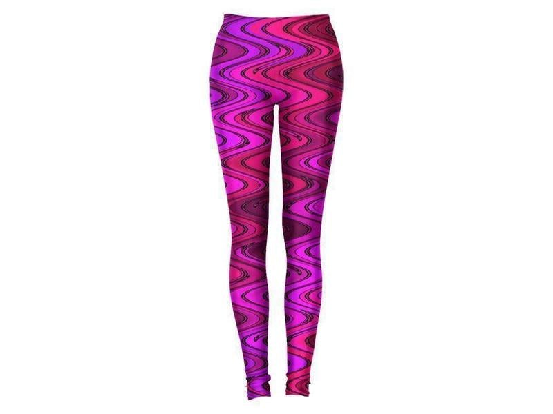 Leggings-WAVY #2 Leggings-Purples & Fuchsias & Violets & Magentas-from COLORADDICTED.COM-